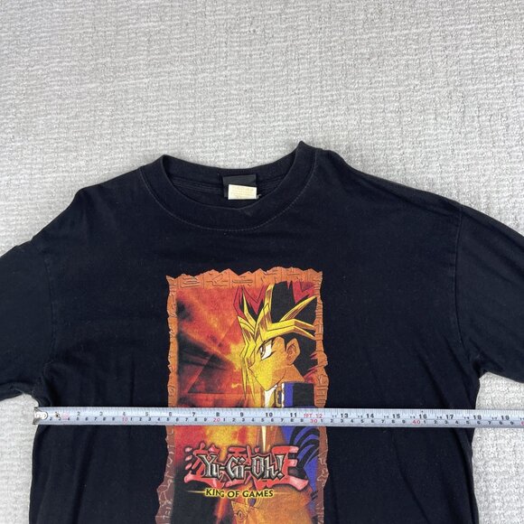 Vintage 1996 Yu-Gi-Oh! King Of Games T-Shirt Youth L Black Long Sleeve. - Picture 13 of 16